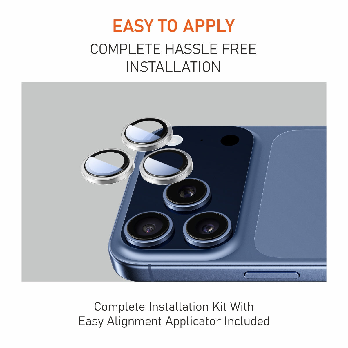 Muvtech iPhone 17 Pro & Pro Max Camera Lens Protector