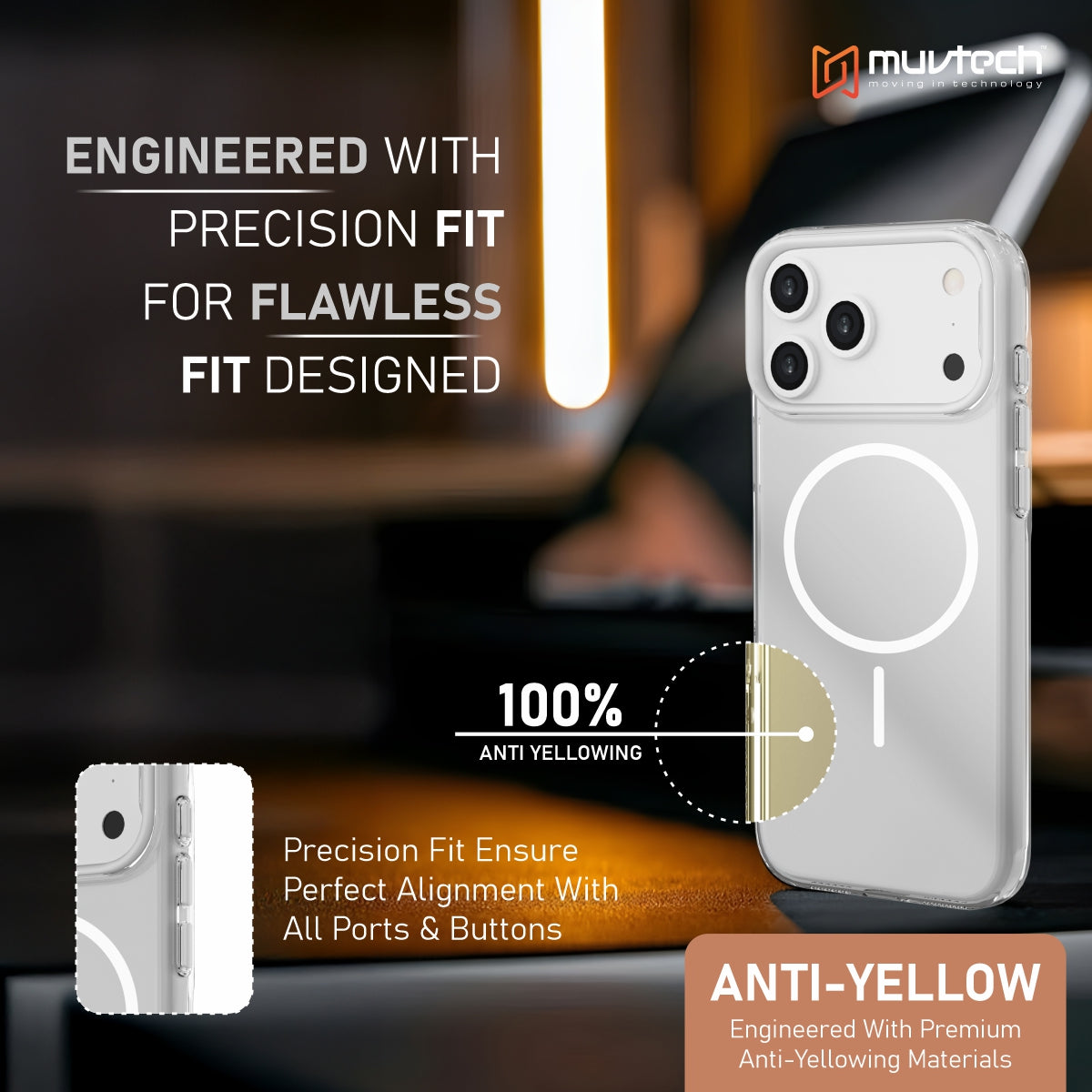 Crystal Halo Case for iPhone 17 Pro / Pro Max