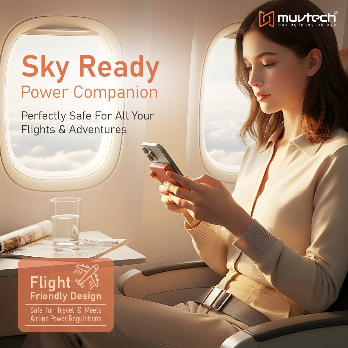 Pocket 5000mAh Power Bank | 15W Mag-Safe Wireless Charging Power Bank