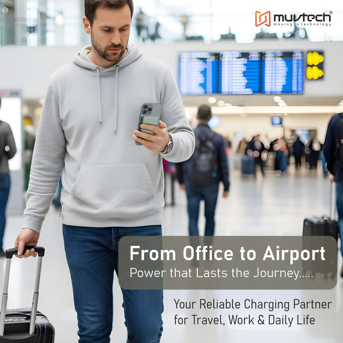 AEROSLIM 5000mAh Ultra-Slim, 15W Mag-Safe Compatible Power Bank