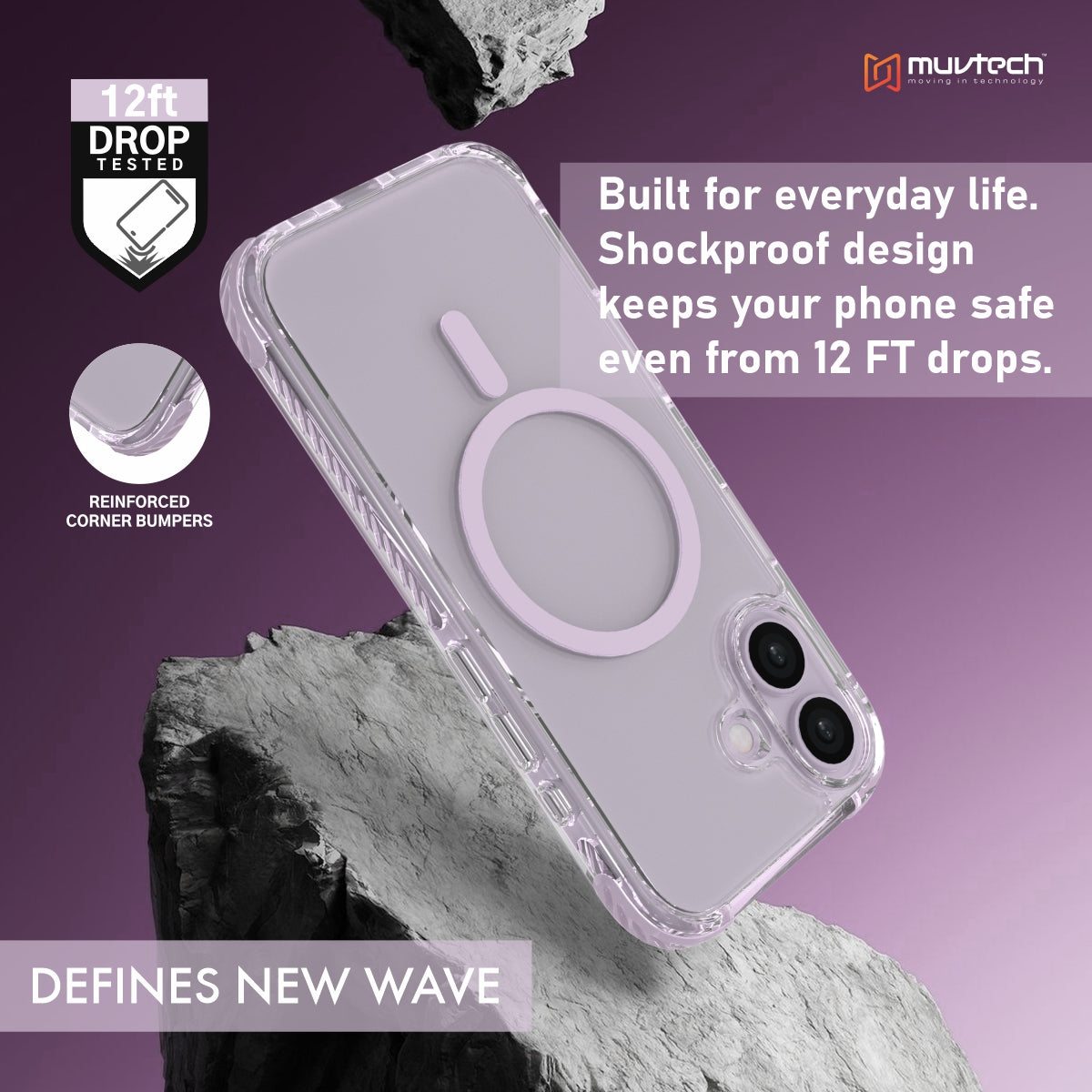 Sheild Case for iPhone 17 Anti-shock Case With Raised Corners for Protection