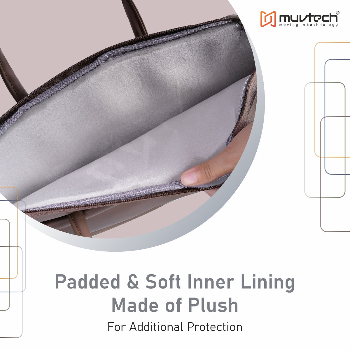 Muvtech KYRA Laptop Bag – Premium Stylish Laptop Bag for Laptops up to 15 Inch