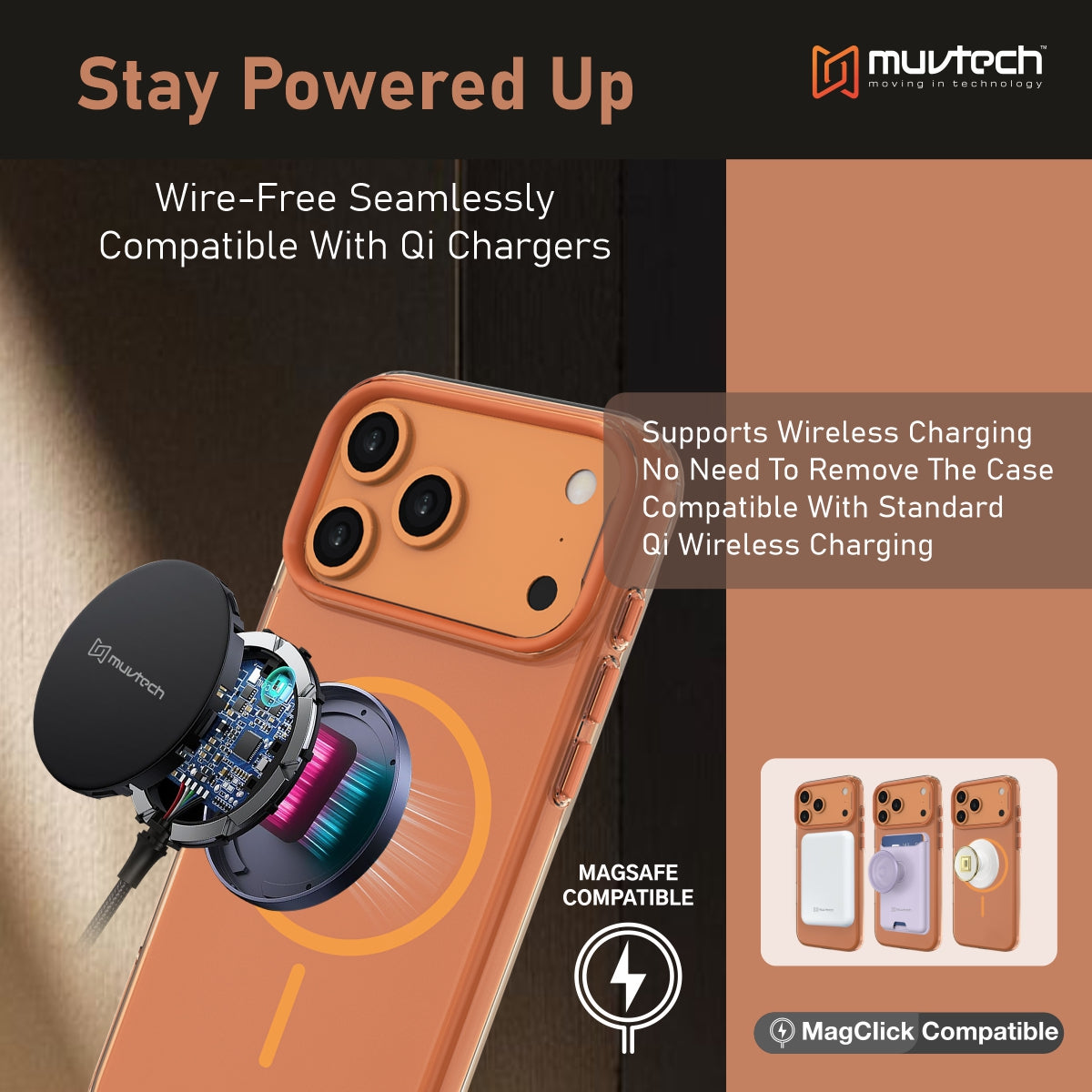 Crystal Halo Case for iPhone 17 Pro / Pro Max Slim Case with Camera Protection Bump, Anti-Yellow Case