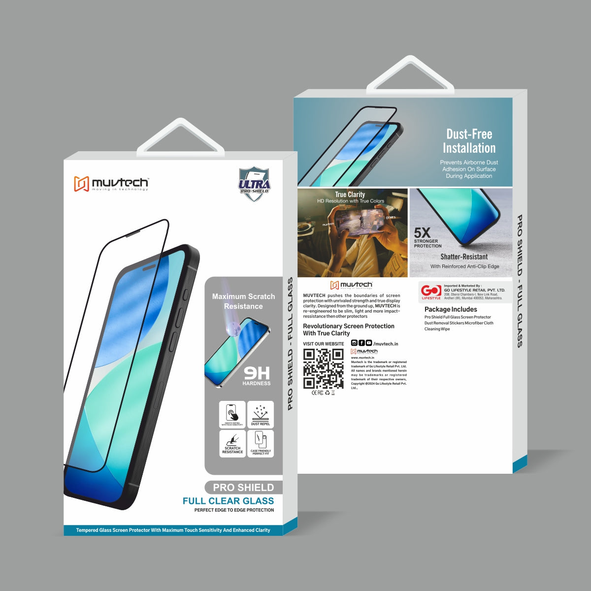 Full Screen Tempered Glass for iPhone 17 / 17 Pro / 17 Pro Max – Ultra Pro Shield Anti‑Dust PFS Clear Protector