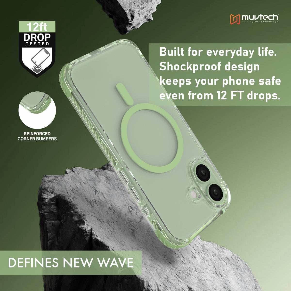 Sheild Case for iPhone 17 Anti-shock Case With Raised Corners for Protection