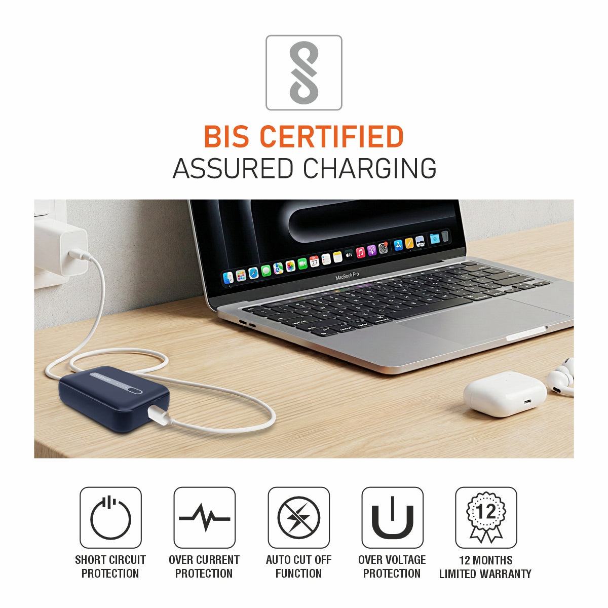 Zip 10- 10000mAh Fast Charging Power Bank