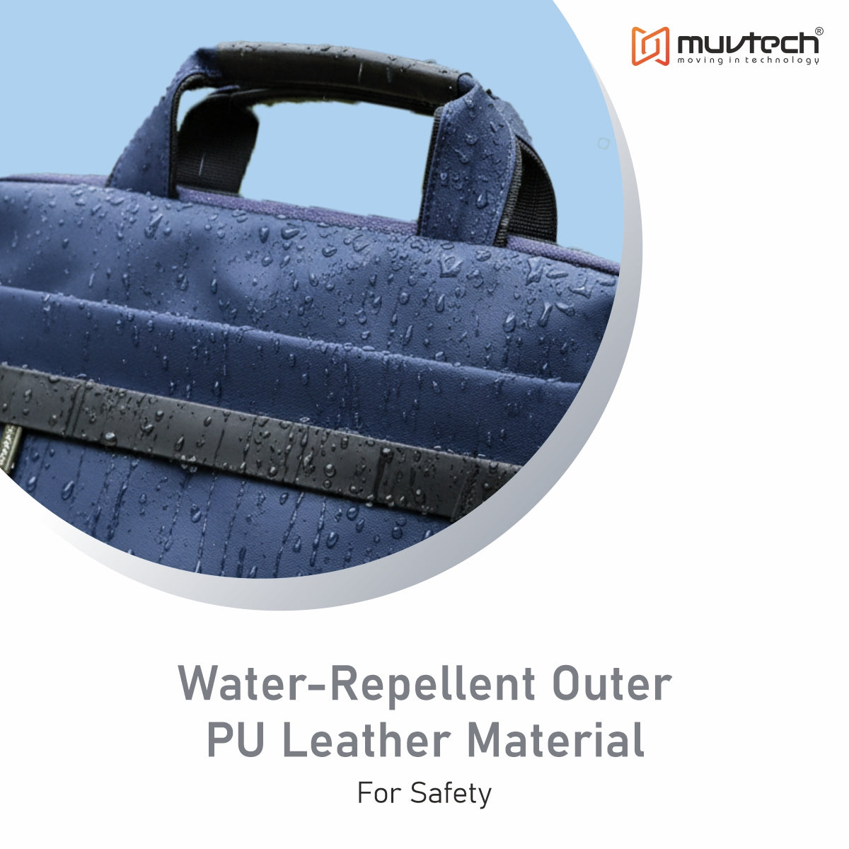 Muvtech Ruvo Premium Laptop Bag – Stylish & Protective Bag for Laptops Up to 14 inches