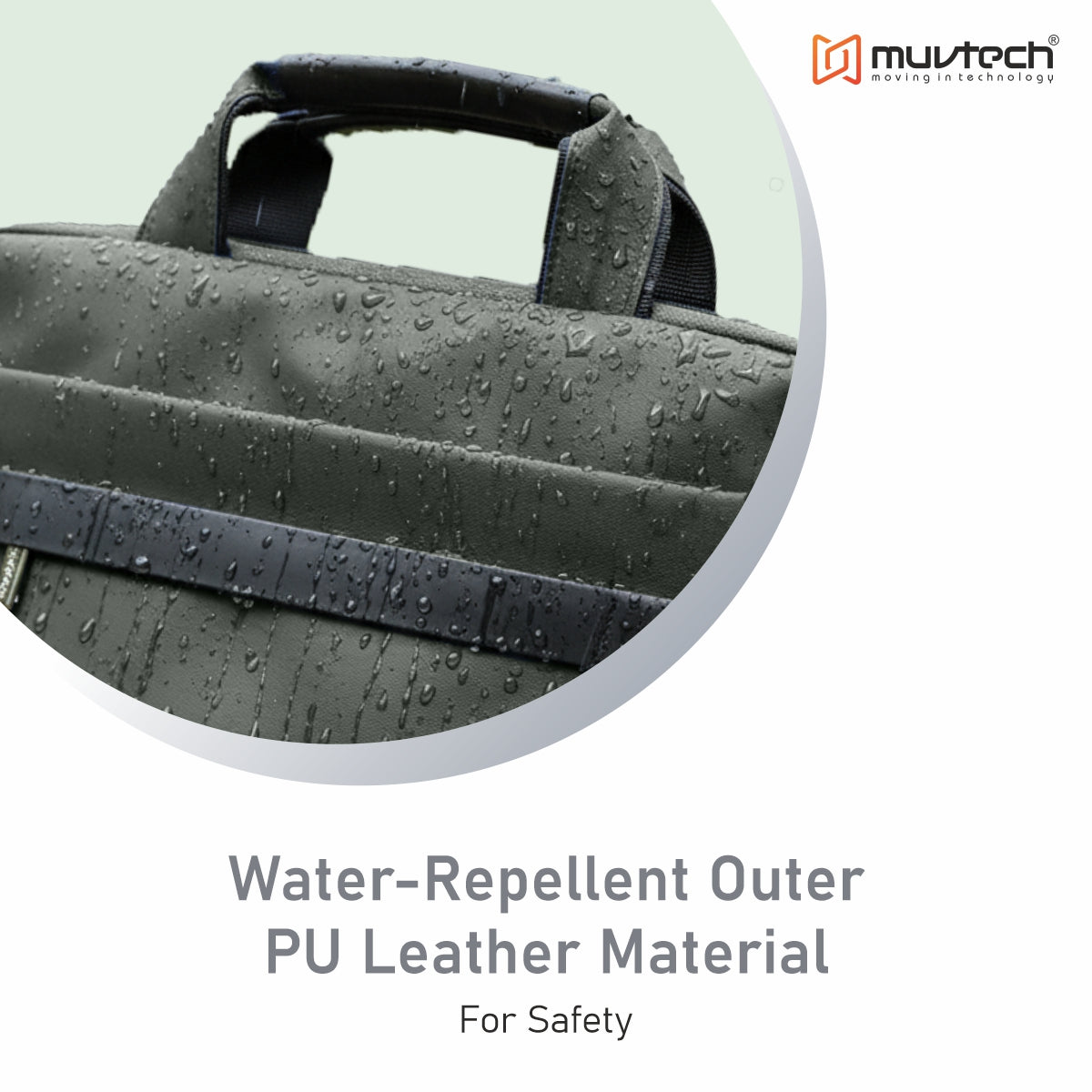 Muvtech Ruvo Premium Laptop Bag – Stylish & Protective Bag for Laptops Up to 14 inches