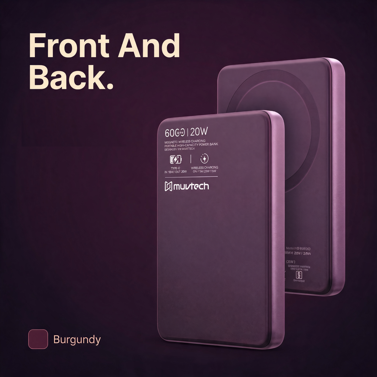 Neo 6000 mAh Wireless Power Bank