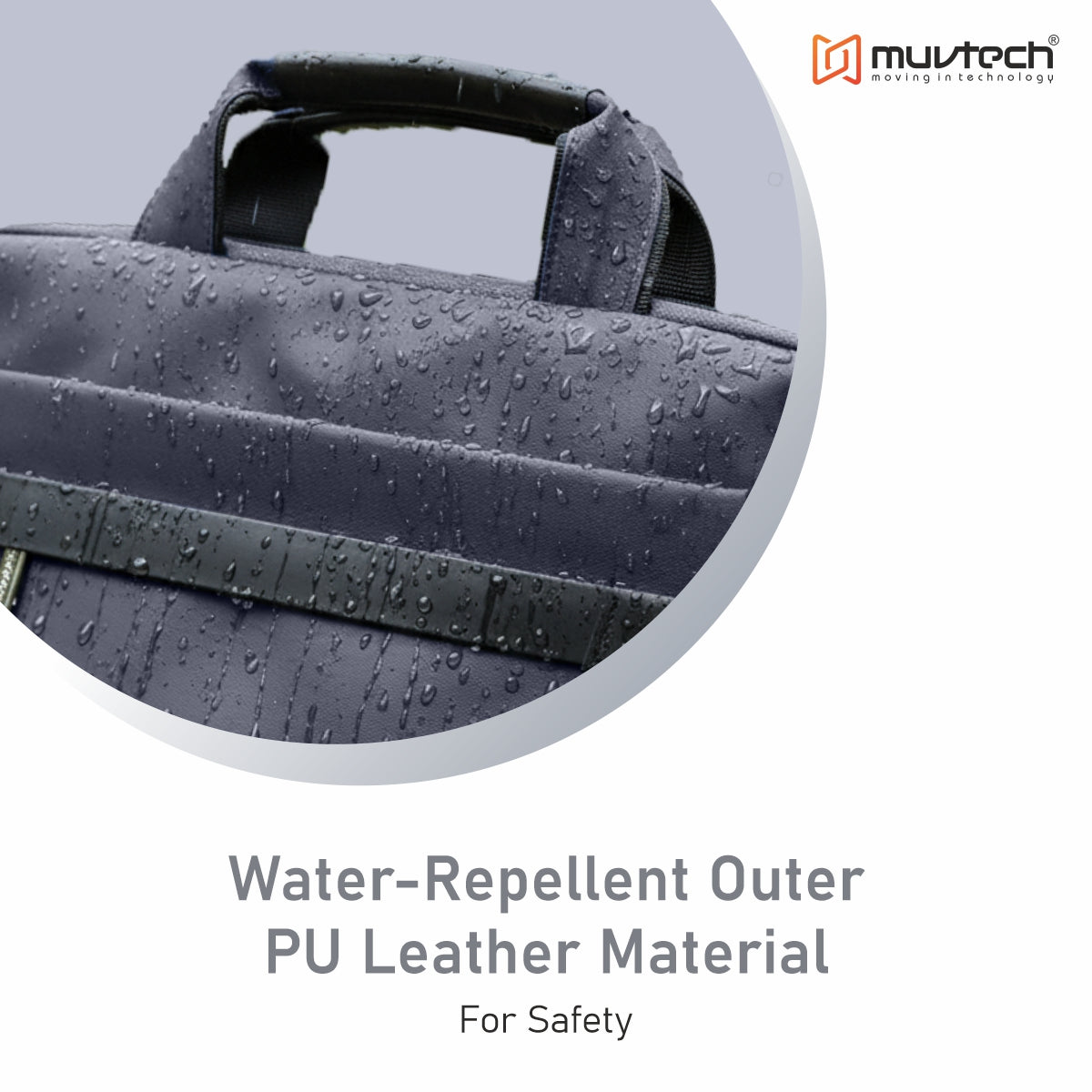 Muvtech Ruvo Premium Laptop Bag – Stylish & Protective Bag for Laptops Up to 14 inches