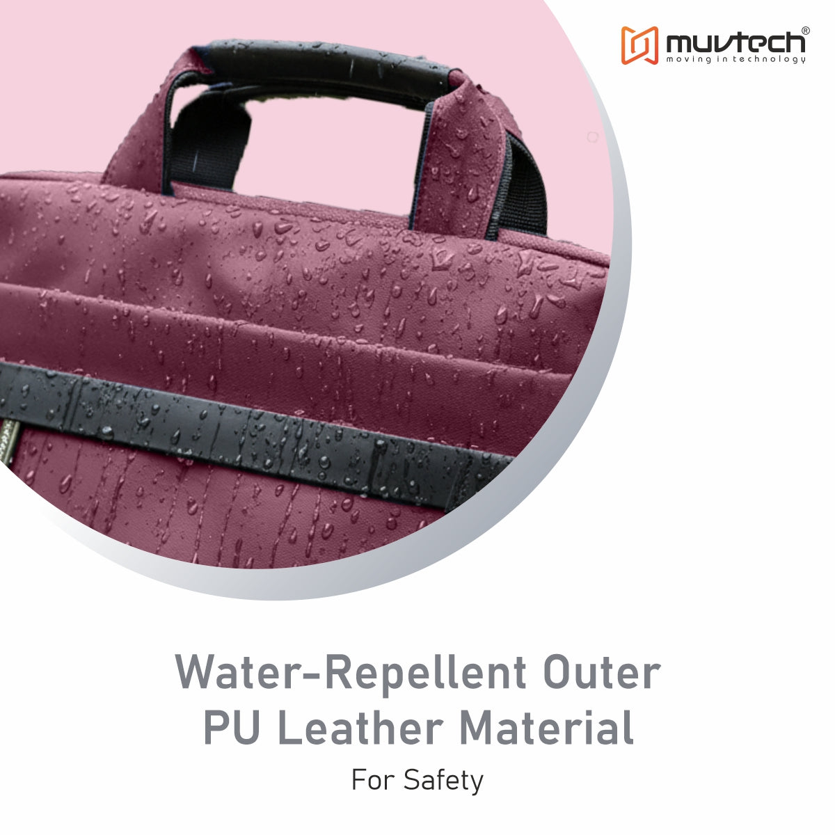 Muvtech Ruvo Premium Laptop Bag – Stylish & Protective Bag for Laptops Up to 14 inches