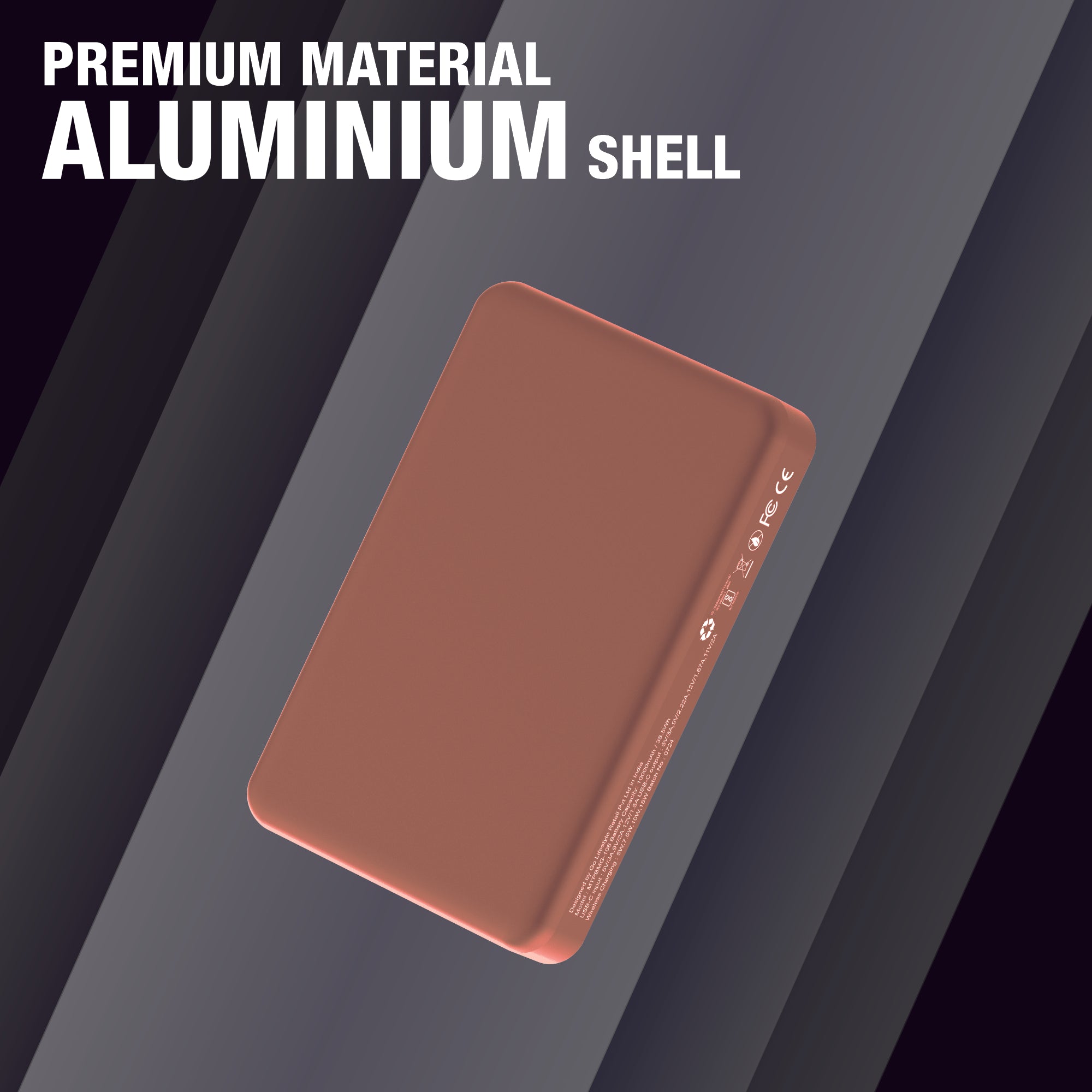 Slim 10000mAh Magnetic Wireless Charging Power Bank