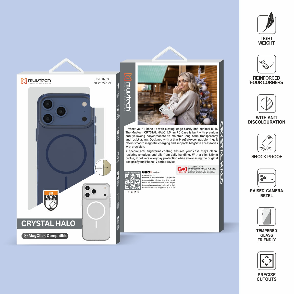 Crystal Halo Case for iPhone 17 Pro / Pro Max