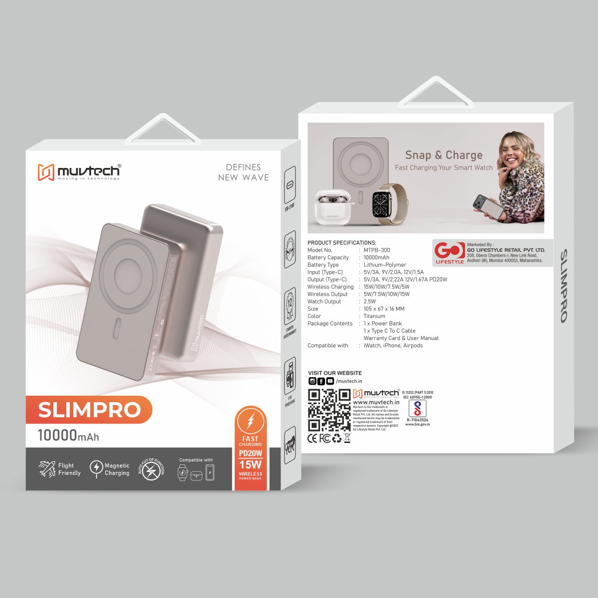 Slim Pro 10000mAh Power Bank