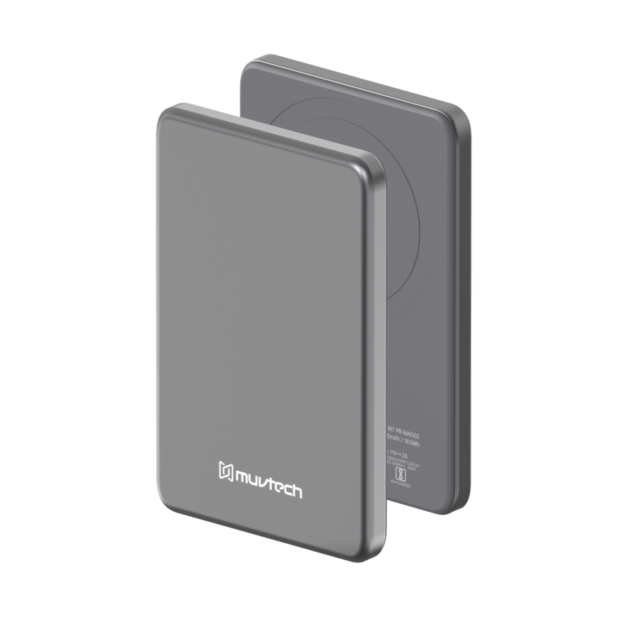 AEROSLIM 5000mAh Ultra-Slim, 15W Mag-Safe Compatible Power Bank