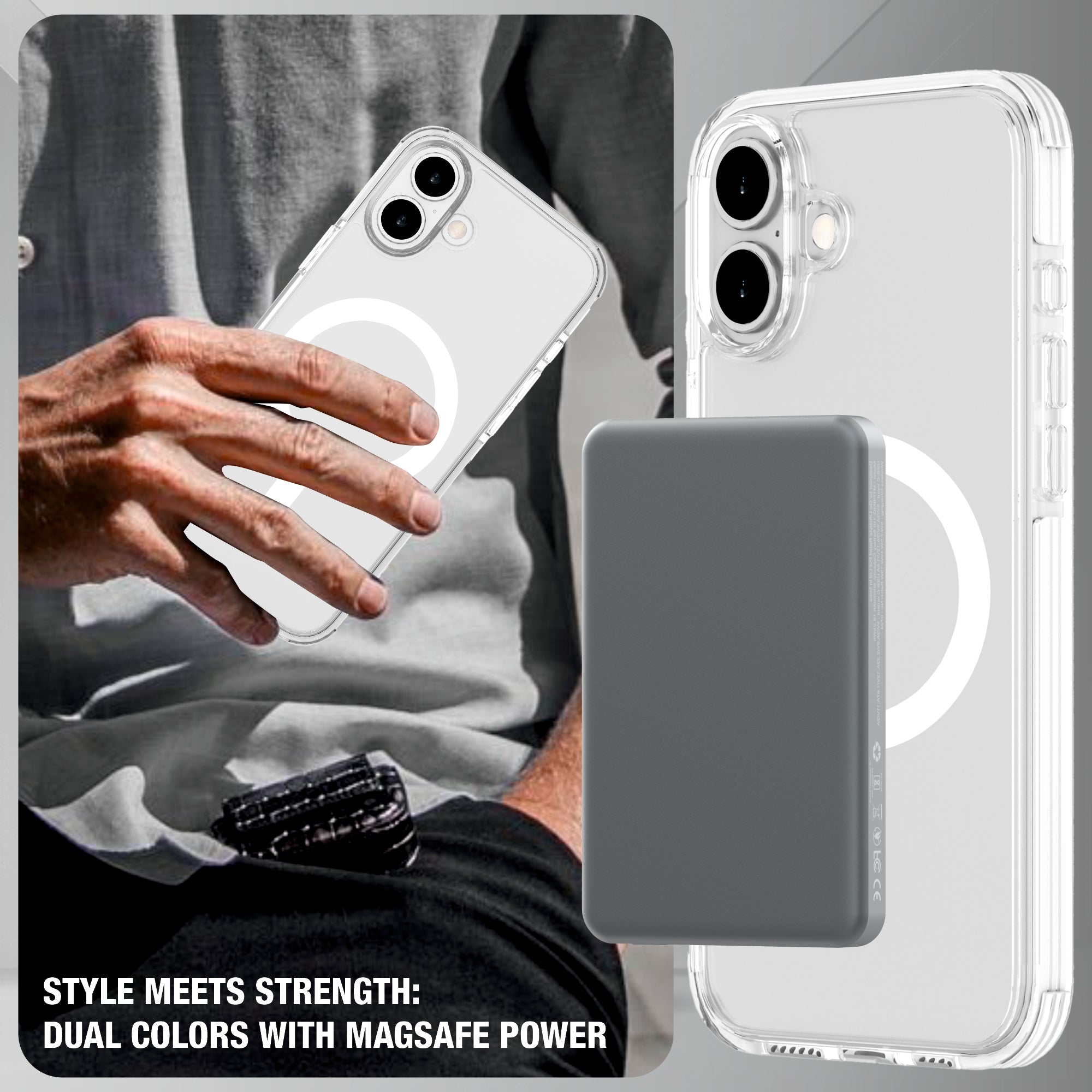 AVON SNAP Dual Colour Mag-Safe Compatible Case for iPhone 16 Series