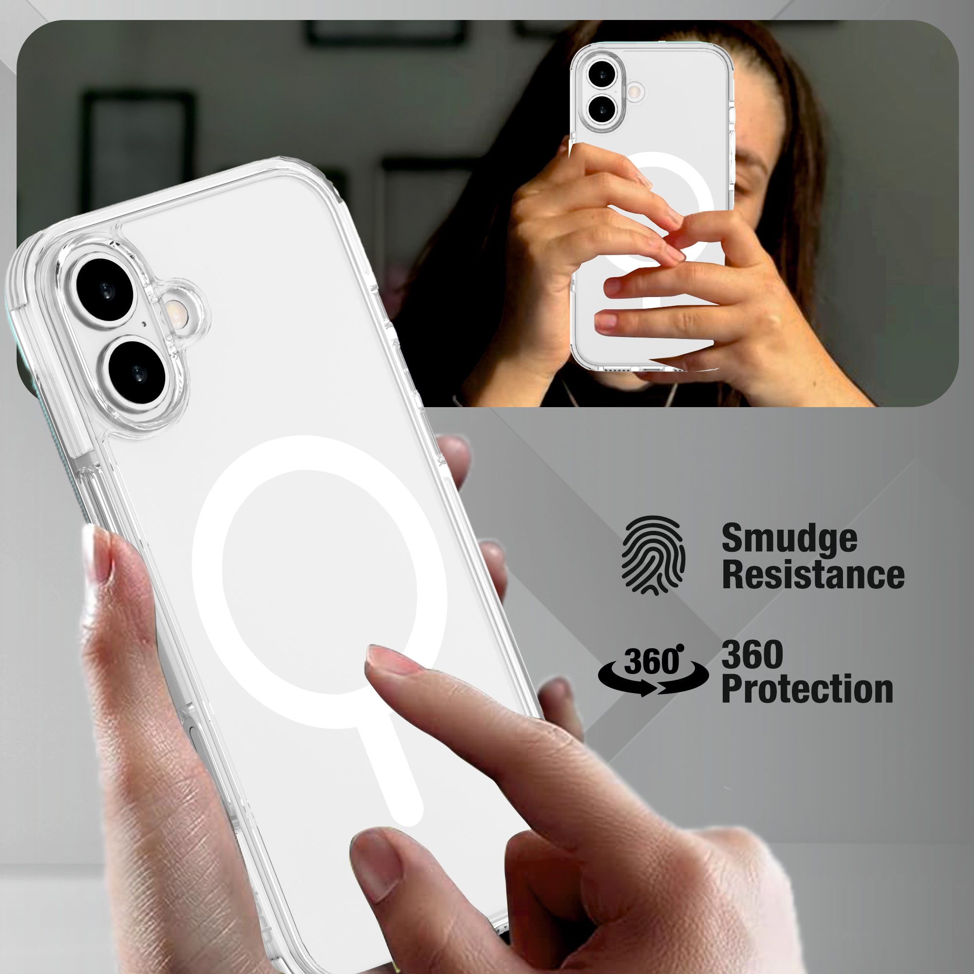 AVON SNAP Dual Colour Mag-Safe Compatible Case for iPhone 16 Series