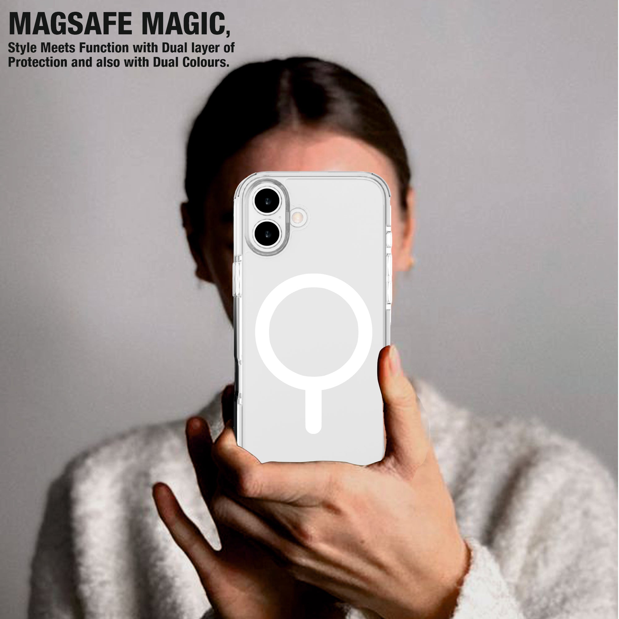 AVON SNAP Dual Colour Mag-Safe Compatible Case for iPhone 16 Series