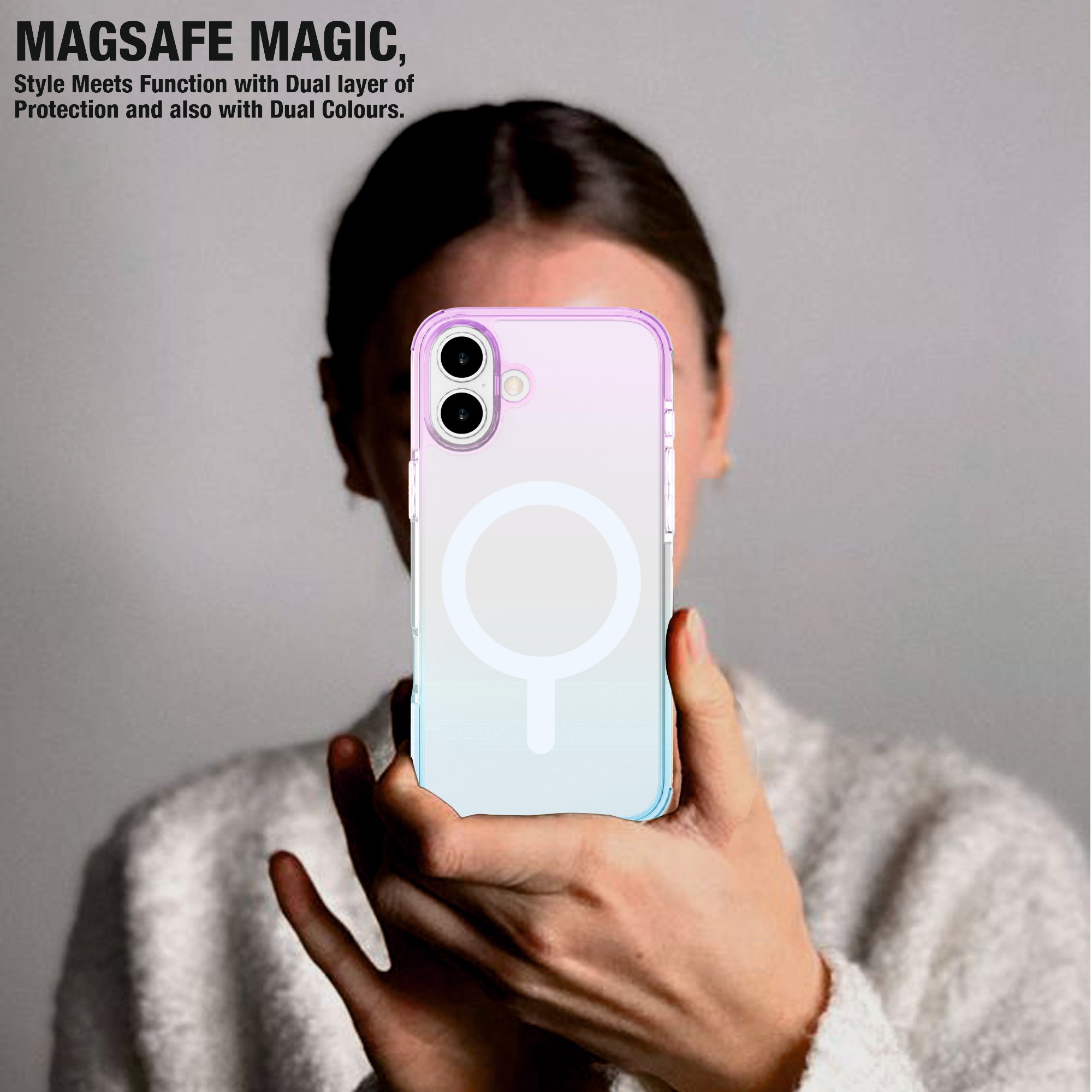 AVON SNAP Dual Colour Mag-Safe Compatible Case for iPhone 16 Series