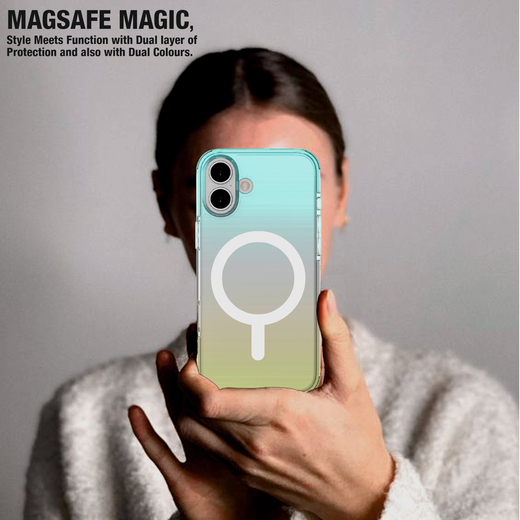 AVON SNAP Dual Colour Mag-Safe Compatible Case for iPhone 16 Series