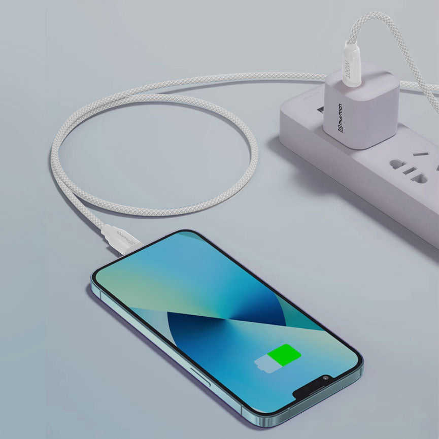 Surge 100W Fast Charging Braided Cable – Type-C to Type-C- 1 Meter
