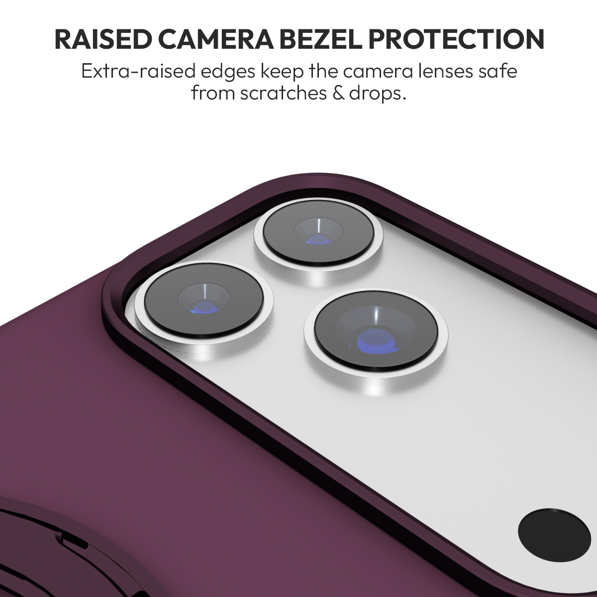 Muvtech Capri 360 Case for iPhone 18 Pro & 18 Pro Max in Burgundy #Color_Burgundy