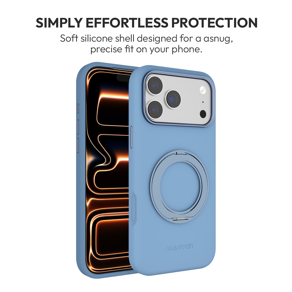 Muvtech Capri 360 Case for iPhone 18 Pro & 18 Pro Max in Glacier #Color_Glacier
