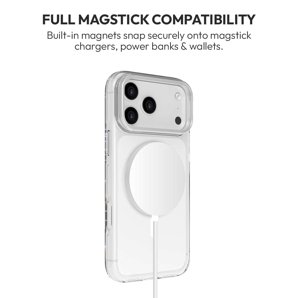 Clario X clear iPhone 18 case profile