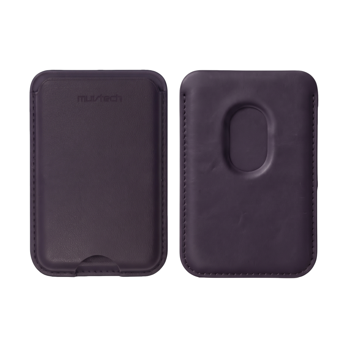 Muvtech Deck MagSafe Wallet in Burgundy #Color_Burgundy