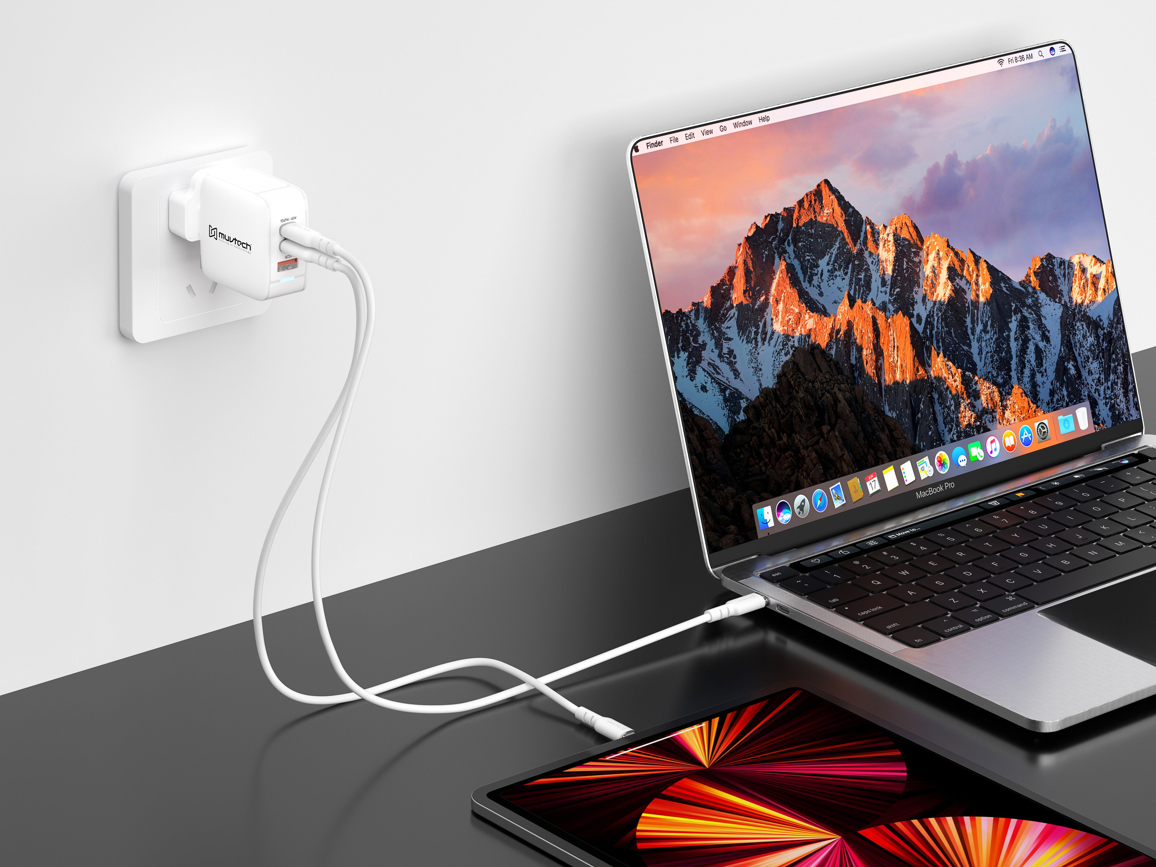 RapidPower 100W Type-C to Type-C Cable – 5A Fast Charging & Data Transfer for Laptops, Tablets & Smartphones (1M)