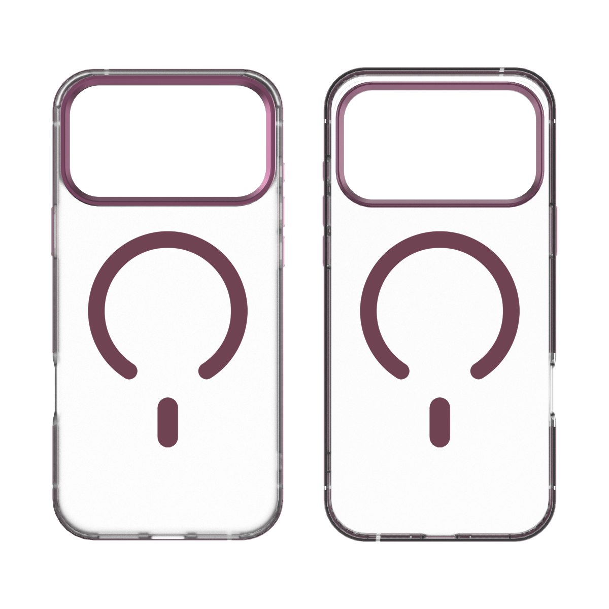 MIST case in Burgundy, protective metal-edge design#Color_Burgundy