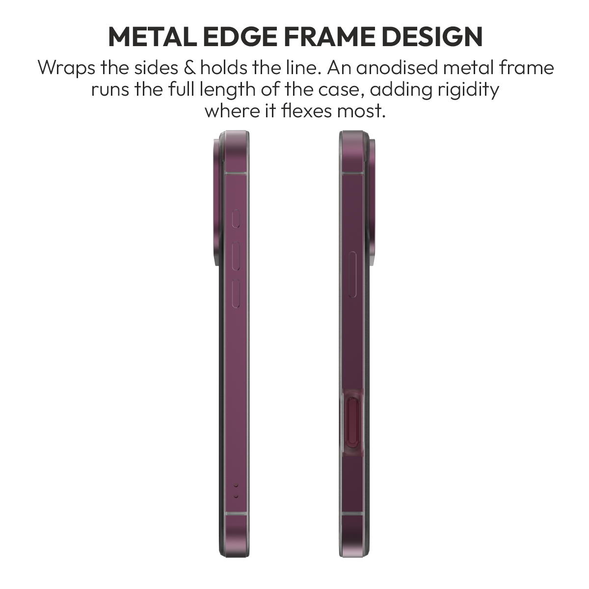 MIST case in Burgundy, MagSafe-compatible clear case#Color_Burgundy