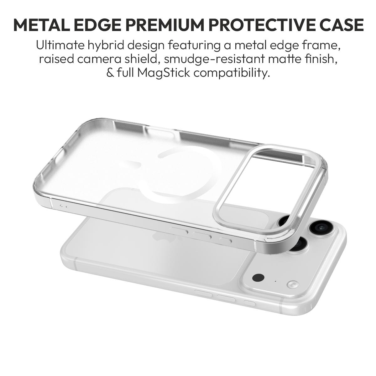MIST case in Silver, metal-edge case detail#Color_Silver