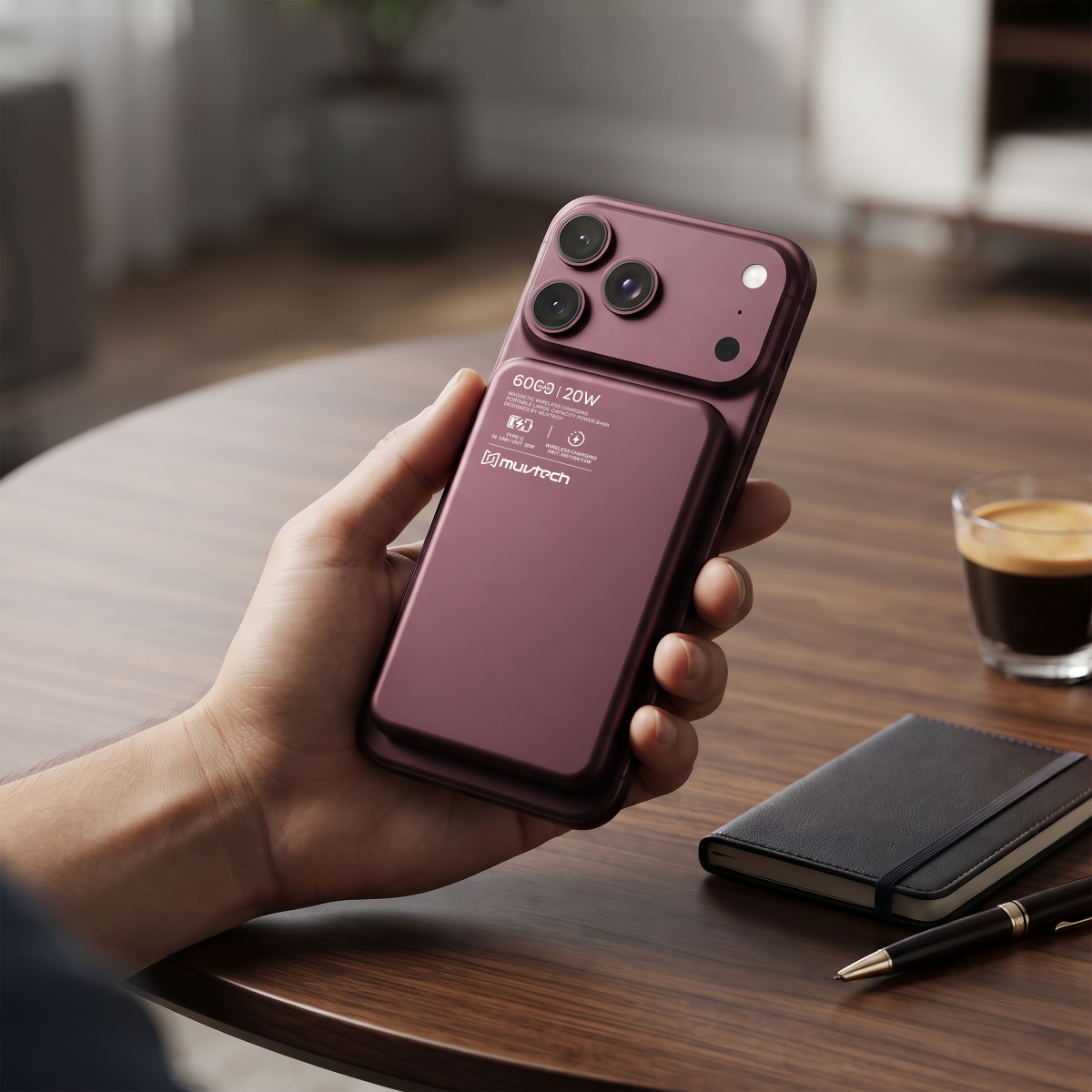 Neo 6000 mAh Wireless Power Bank