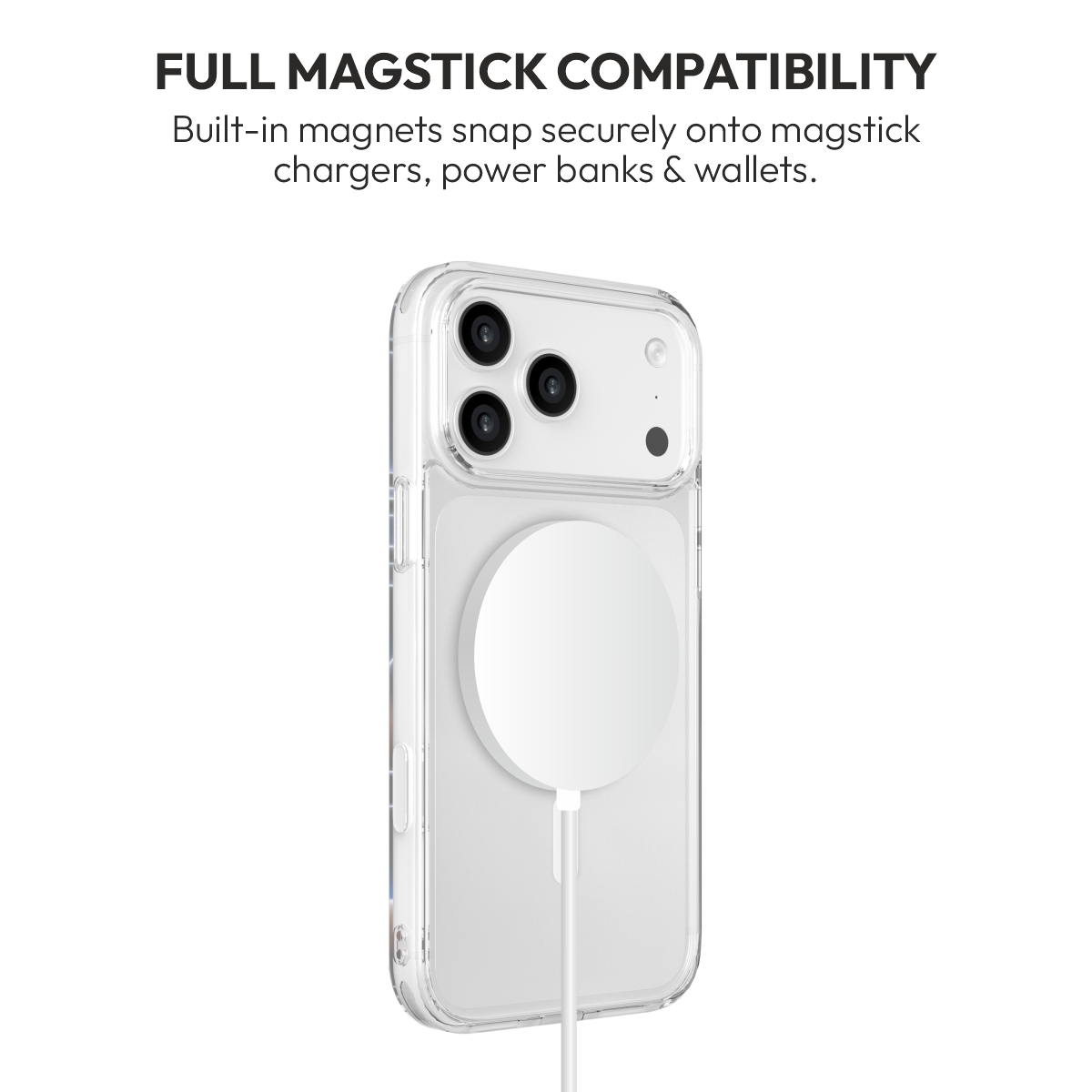 Muvtech Oreo Clear Case for iPhone 18 Pro & 18 Pro Max