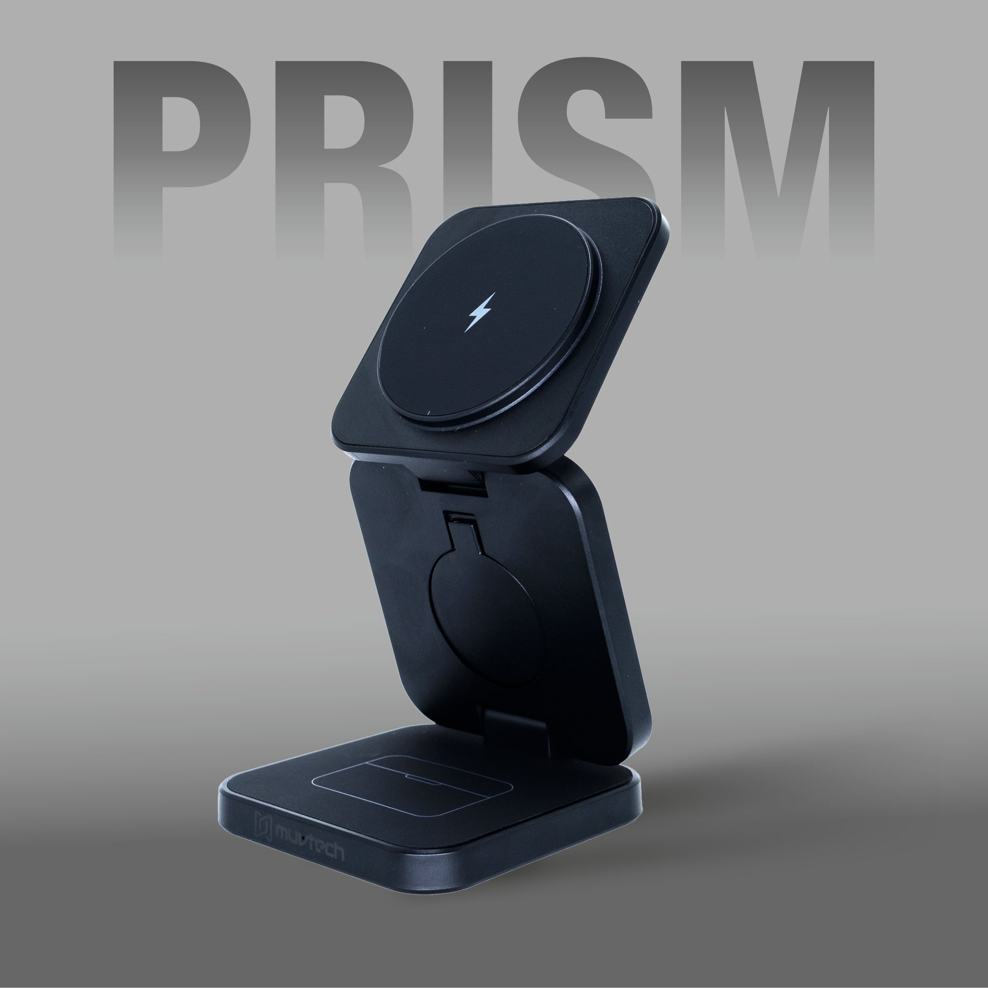 PRISM 3-in-1 Wireless Charger 15W Magnetic Charging for iPhone, Airpod, iWatch & Magnetic Charging Support Devices