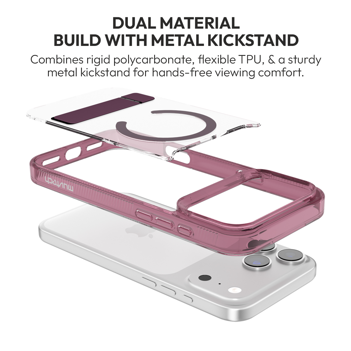 Prism Case for iPhone 18 Pro & 18 Pro Max in Burgundy #Color_Burgundy