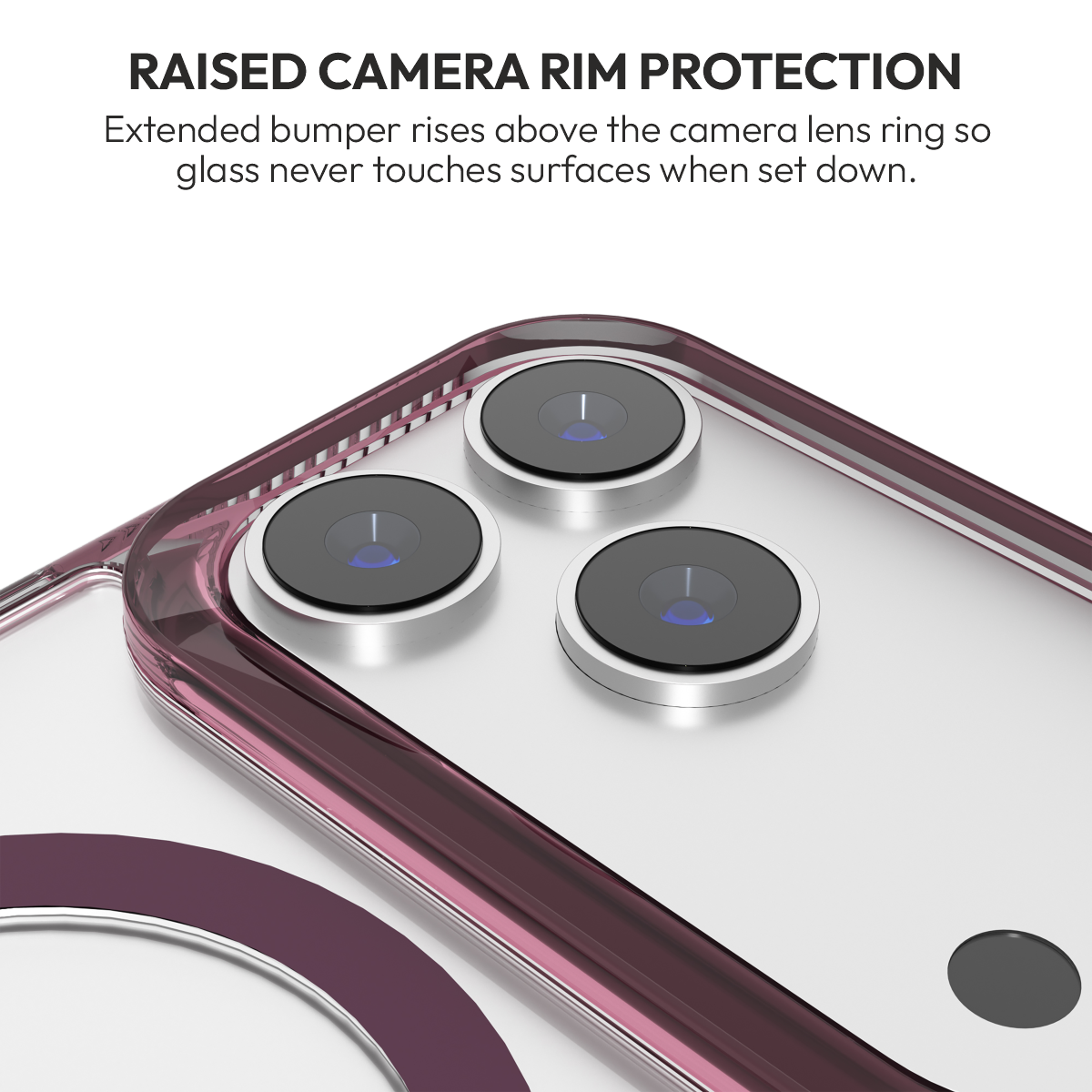 Prism Case for iPhone 18 Pro & 18 Pro Max in Burgundy #Color_Burgundy