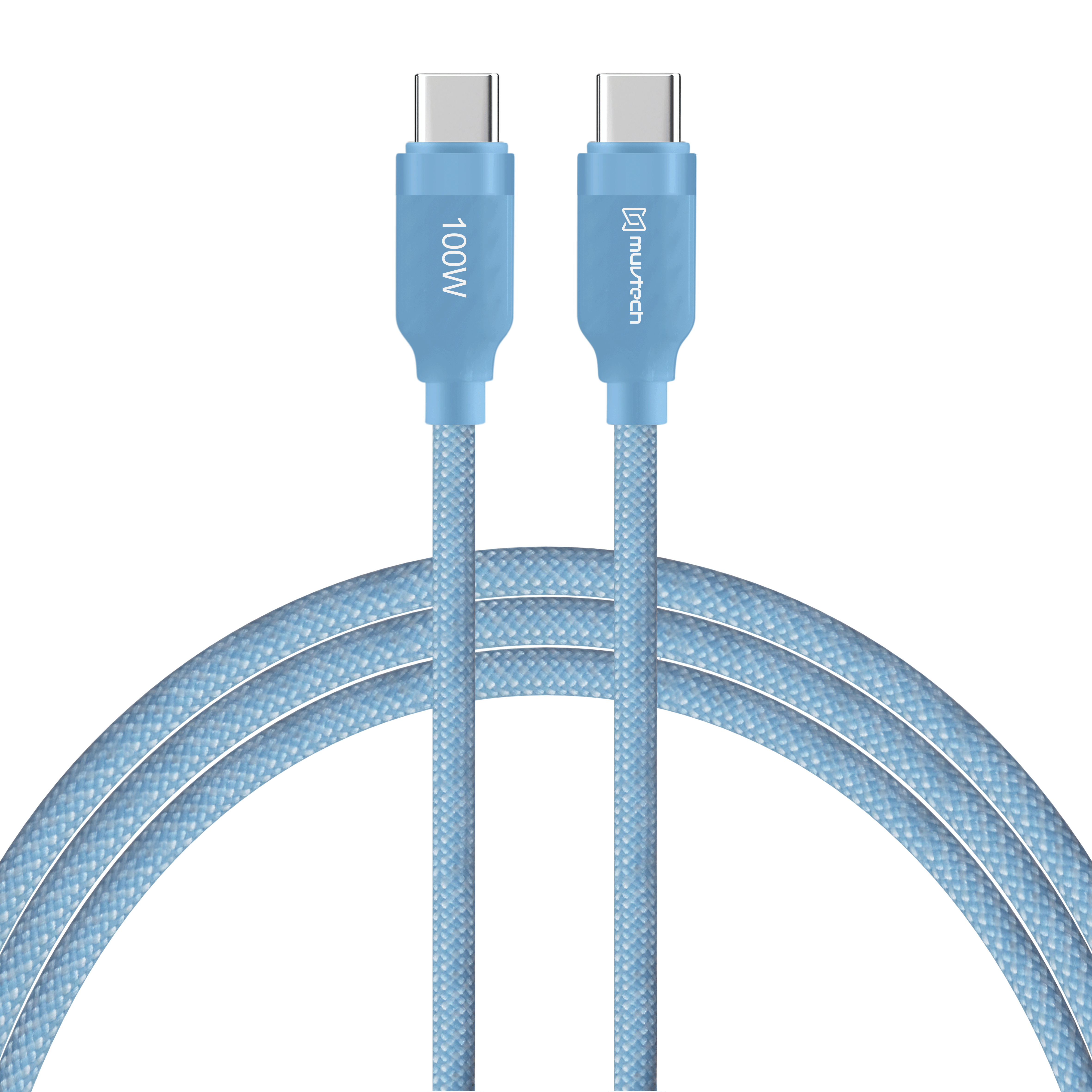 Surge 100W Fast Charging Braided Cable – Type-C to Type-C- 1 Meter