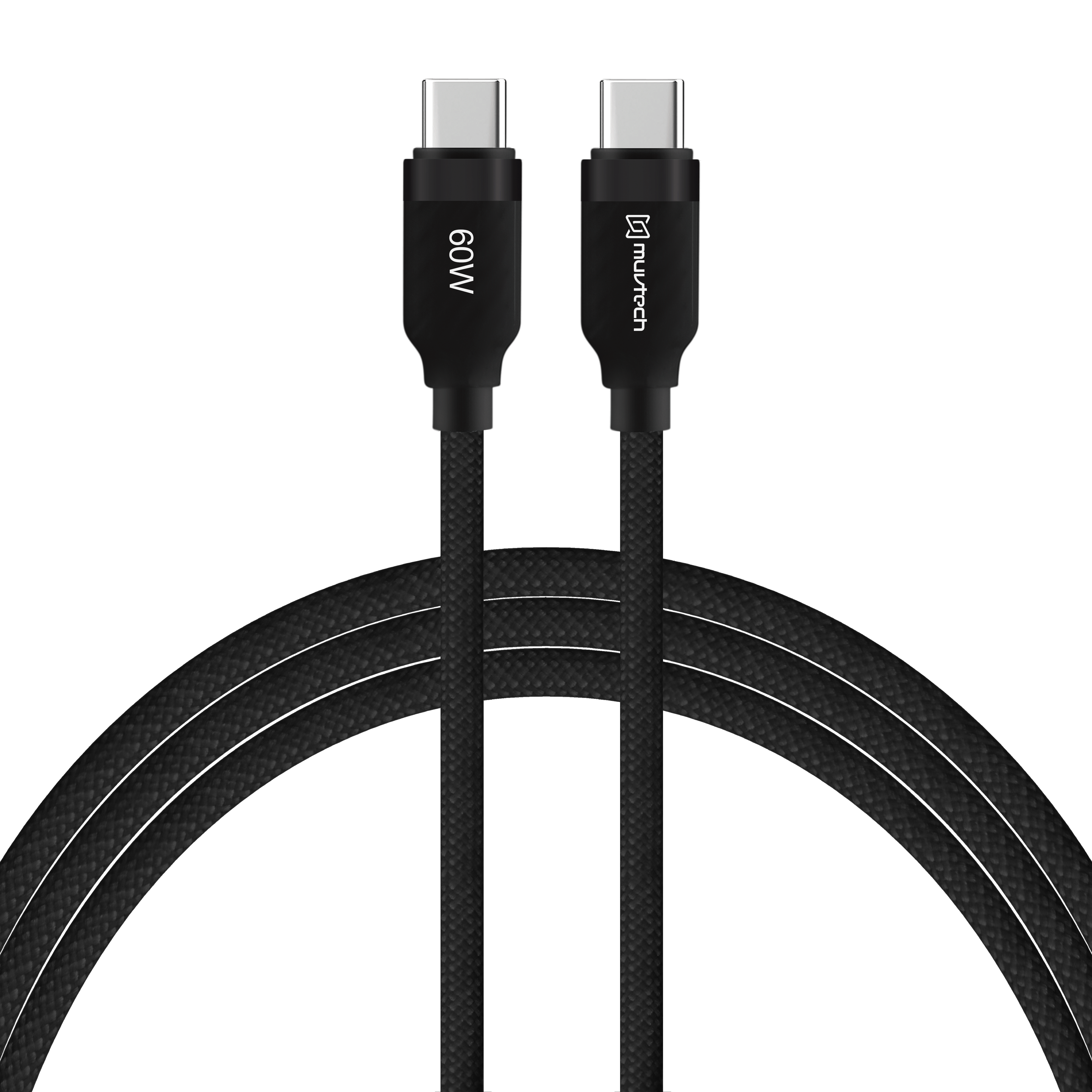 Surge 60W Fast Charging Braided Cable – Type-C to Type-C- 1 Meter
