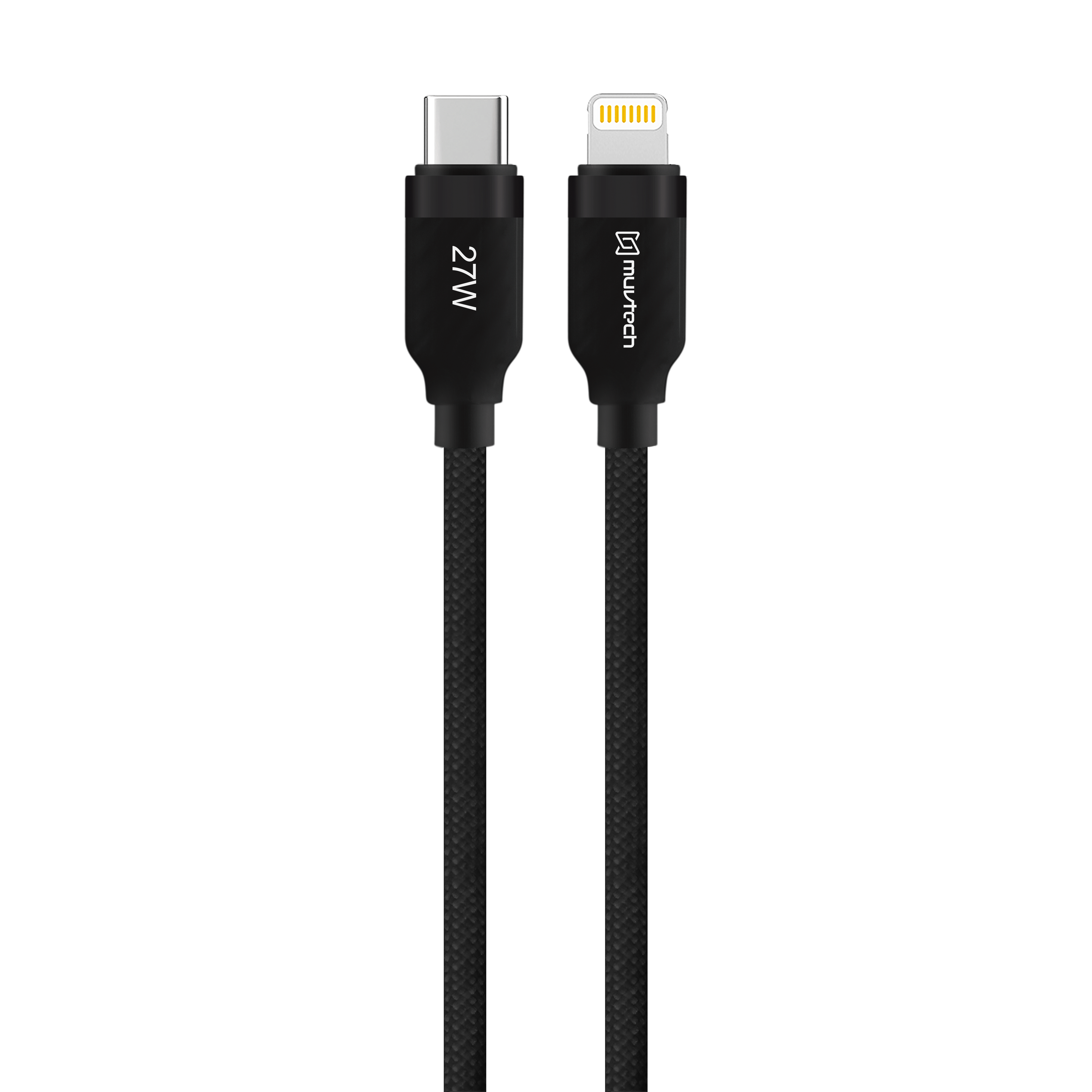 Surge 27W Fast Charging Braided Cable – Type-C to Lightning- 1 Meter