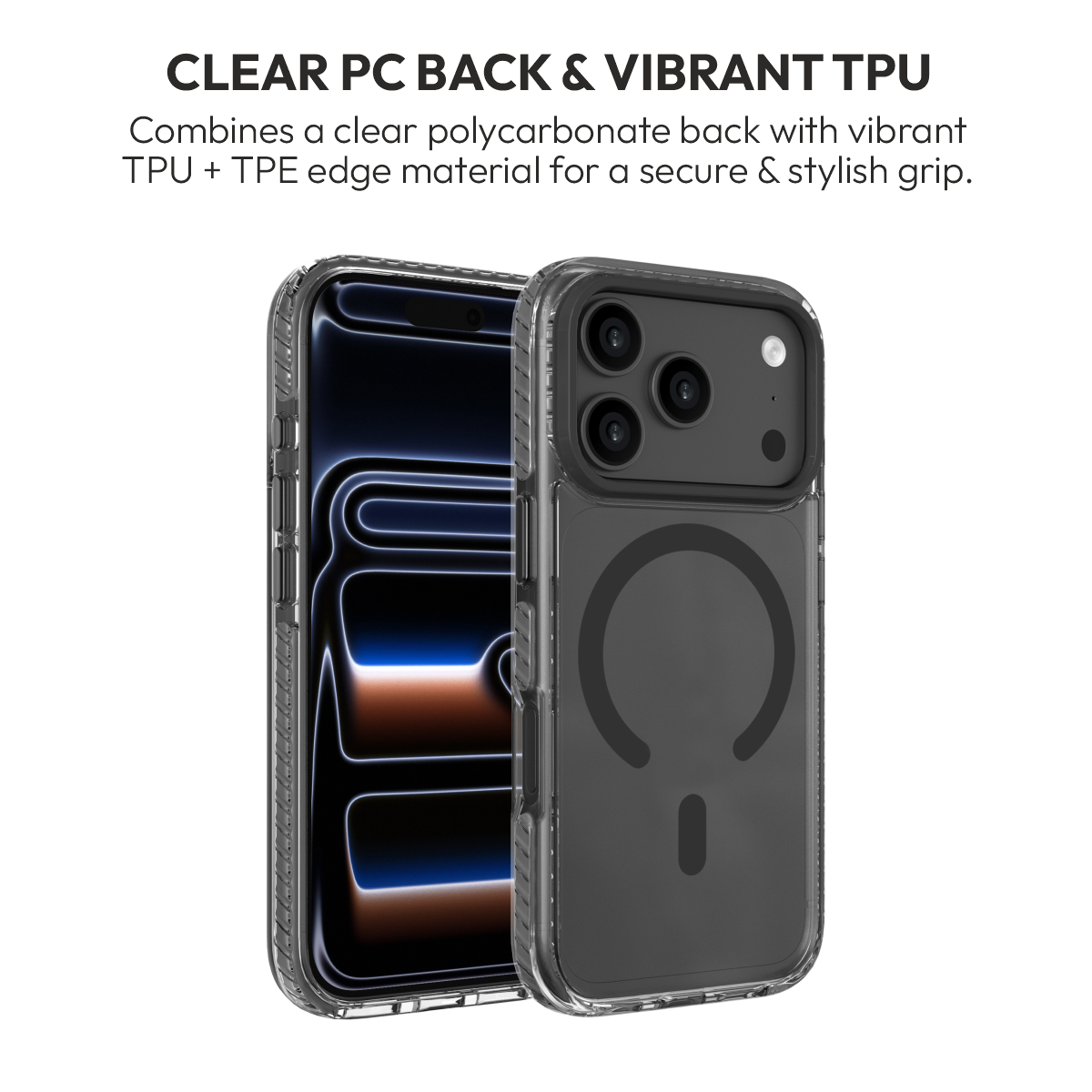 Muvtech Troy Case for iPhone 18 Pro & 18 Pro Max in Black #Color_Black