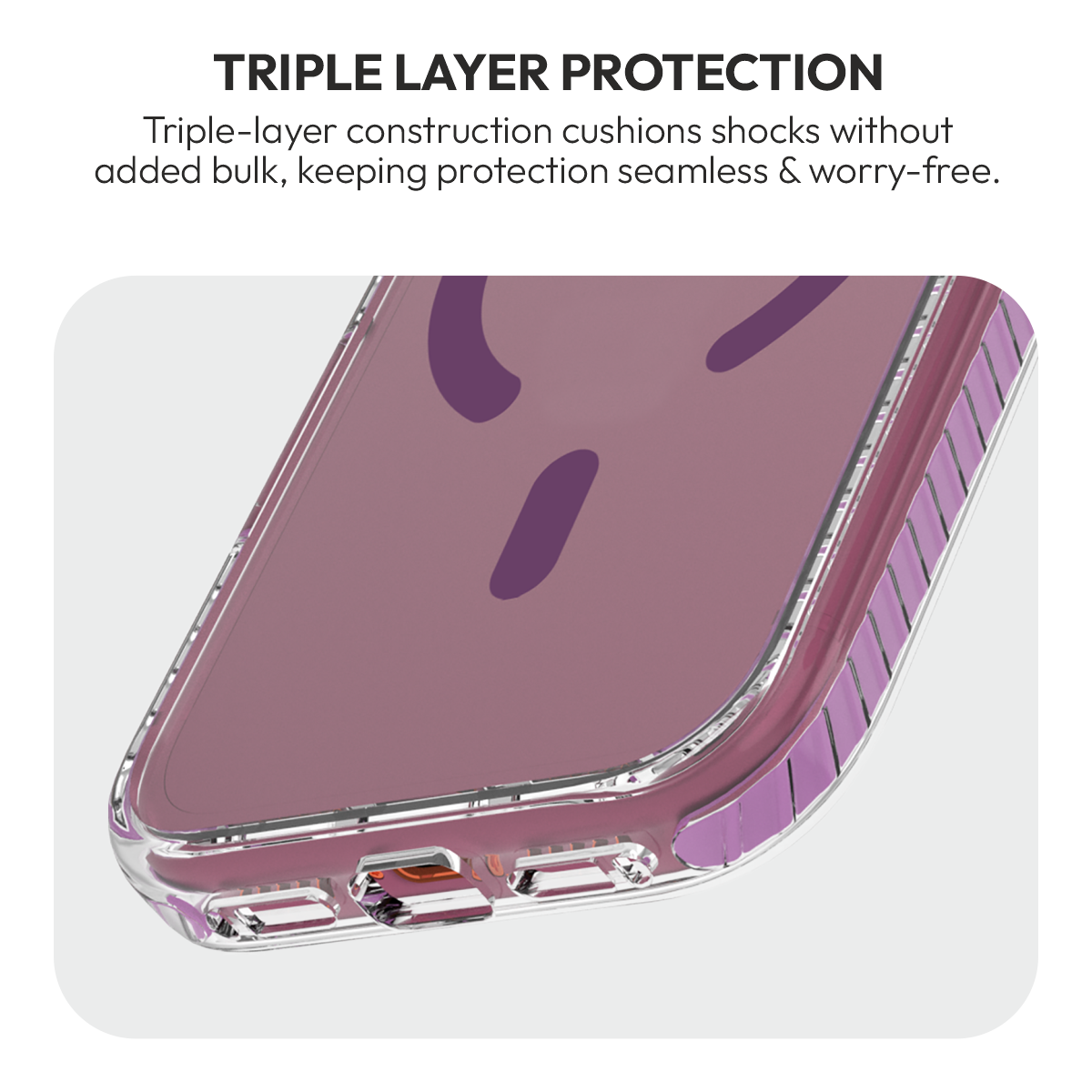 Muvtech Troy Case for iPhone 18 Pro & 18 Pro Max in Burgundy #Color_Burgundy