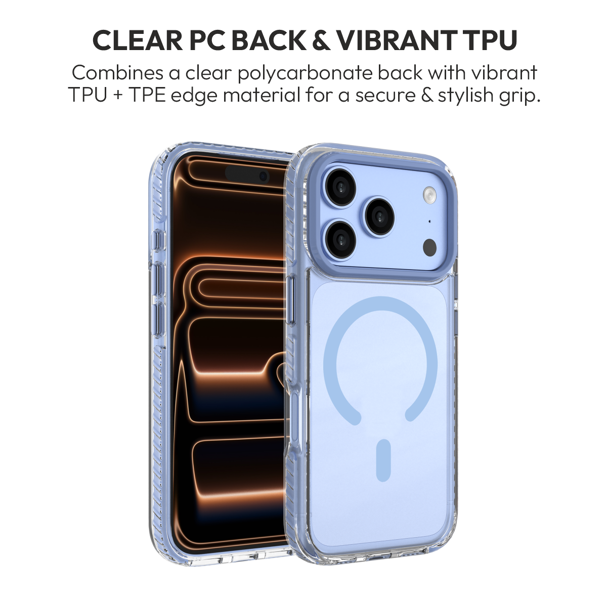 Muvtech Troy Case for iPhone 18 Pro & 18 Pro Max in Glacier #Color_Glacier