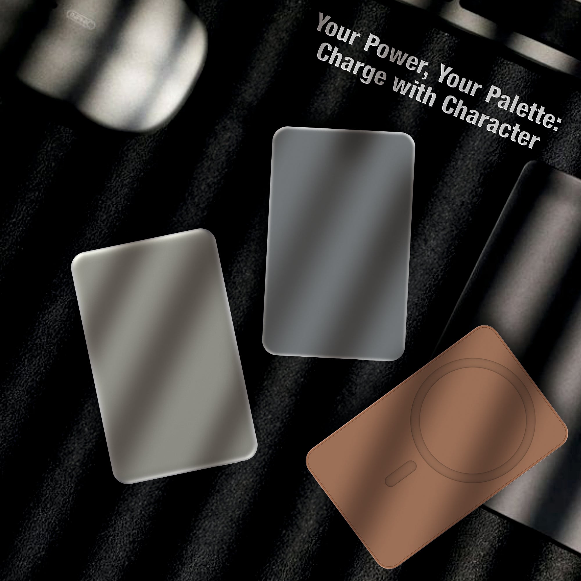 Ultra Slim 5000mAh Mag Click Metal (Pocket & Travel-Friendly) 15W Wireless Charging Power Bank