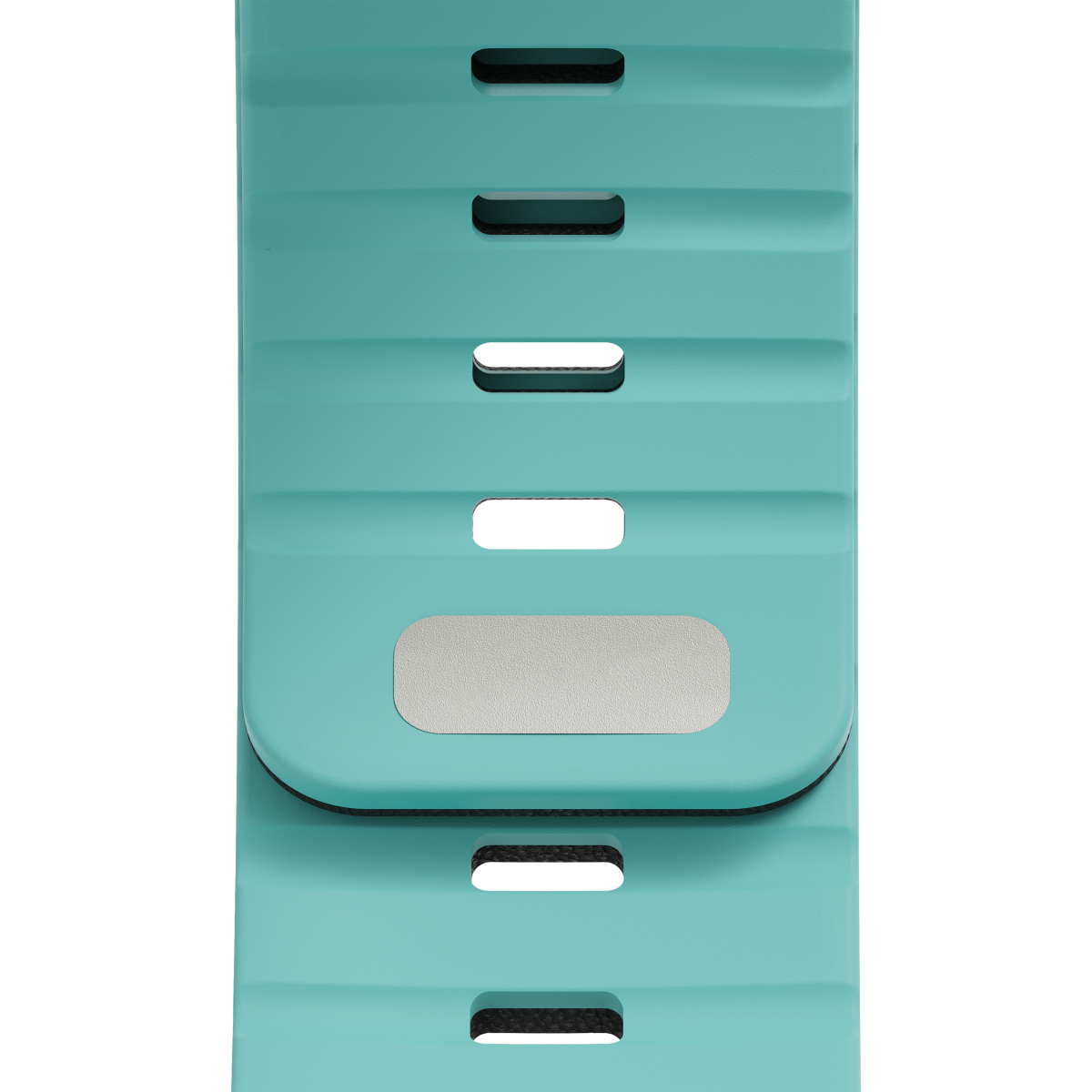 Close-up of the Duo Onyx strap and tuck-lock pin