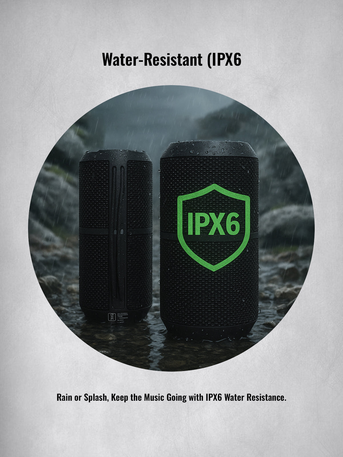 JAMBOX 20W Bluetooth Party Speaker – Portable Wireless Speaker with 10 Hours Playtime & IPX6 Water-Resistant Design