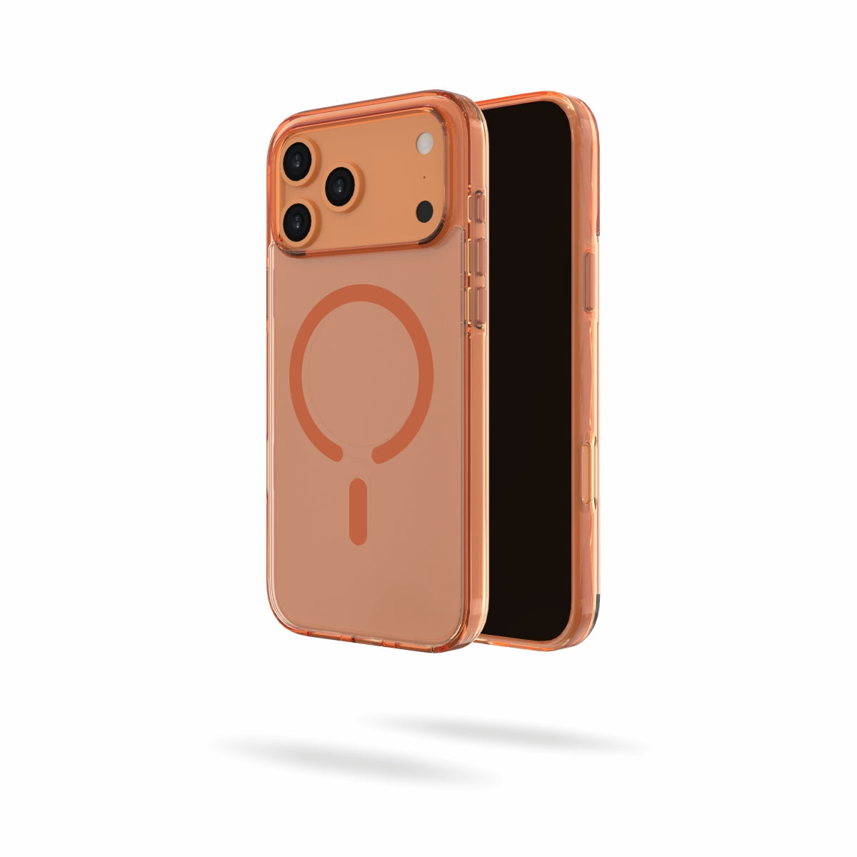 Plyo Case for iPhone 17 Pro/Pro Max Transparent With Coloured Sides Hybrid case, Anti-Yellow Case