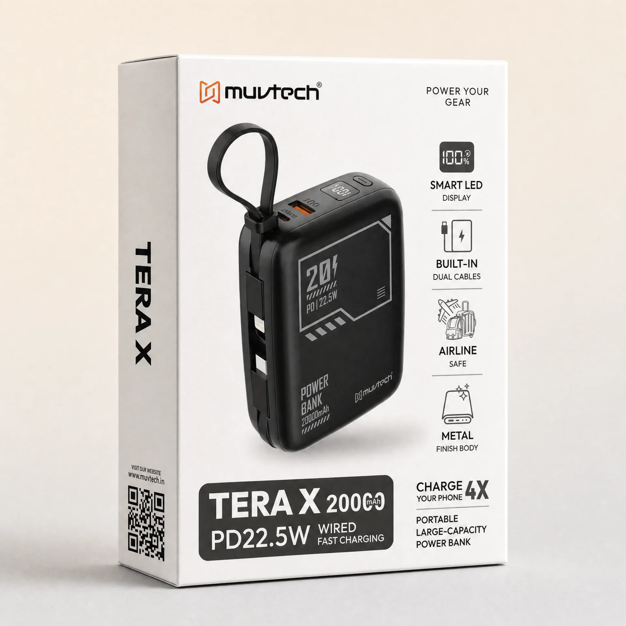Tera X 20000mAh Power Bank