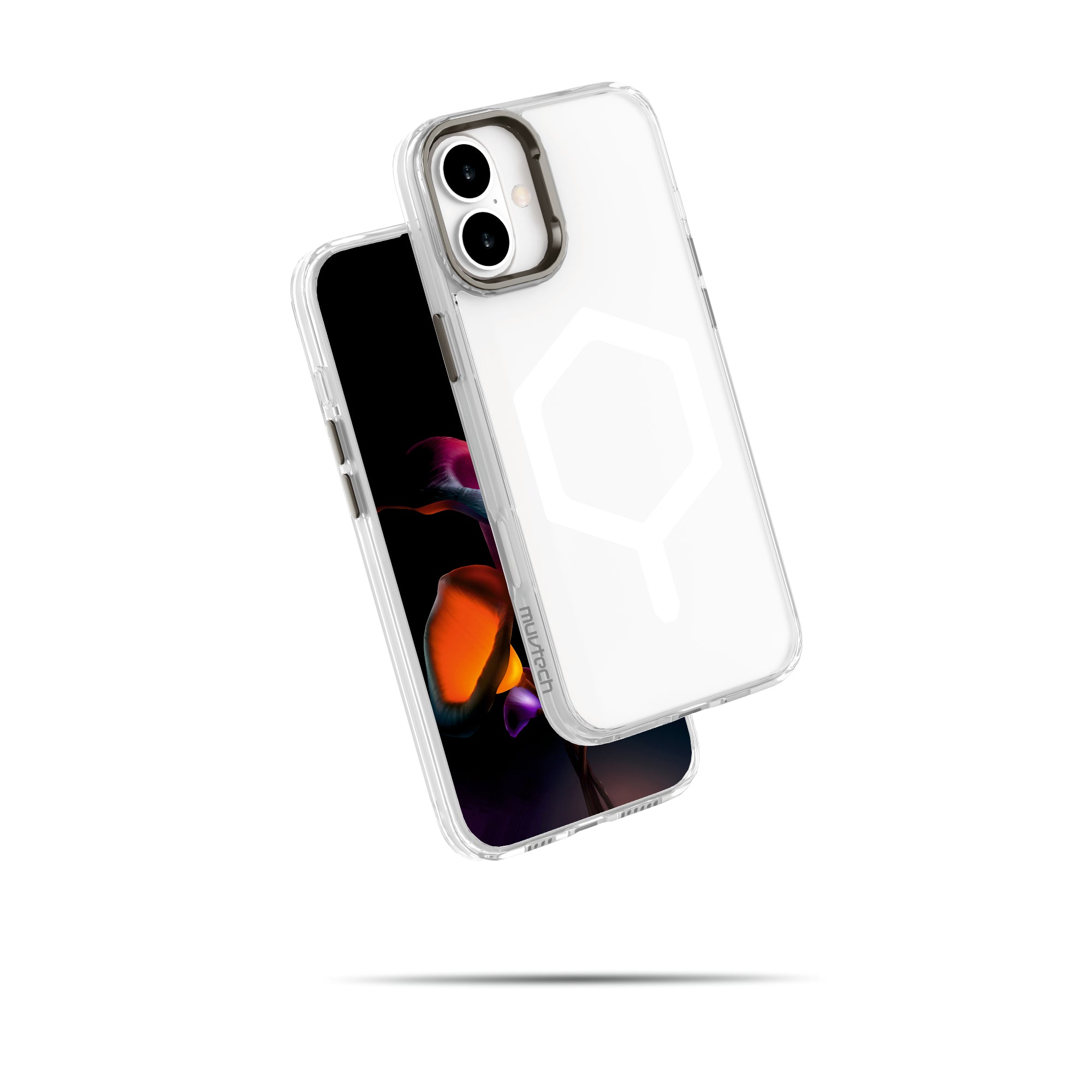 Eden SNAP Platinum Clear Mag-Safe Compatible Case for iPhone 16 Series